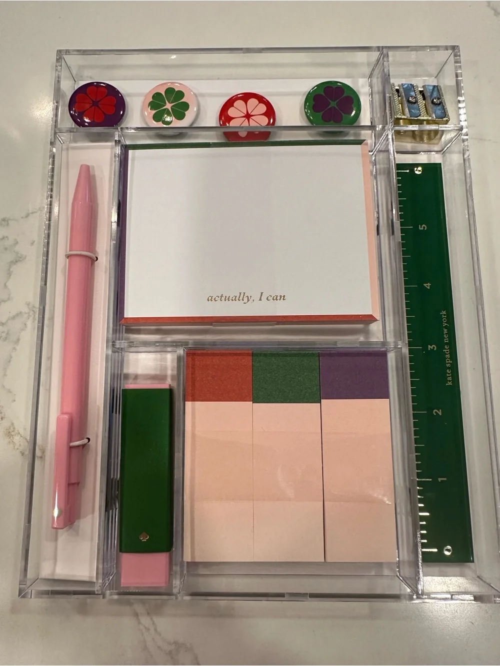 Kate Spade Desk Set - Actually I Can